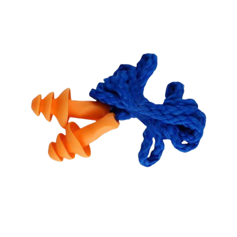 Reusable Earplugs 28dB Corded Silicone Ear Plugs for Shooting Ear Plugs Motorcycle Range Hunting Hearing Protection