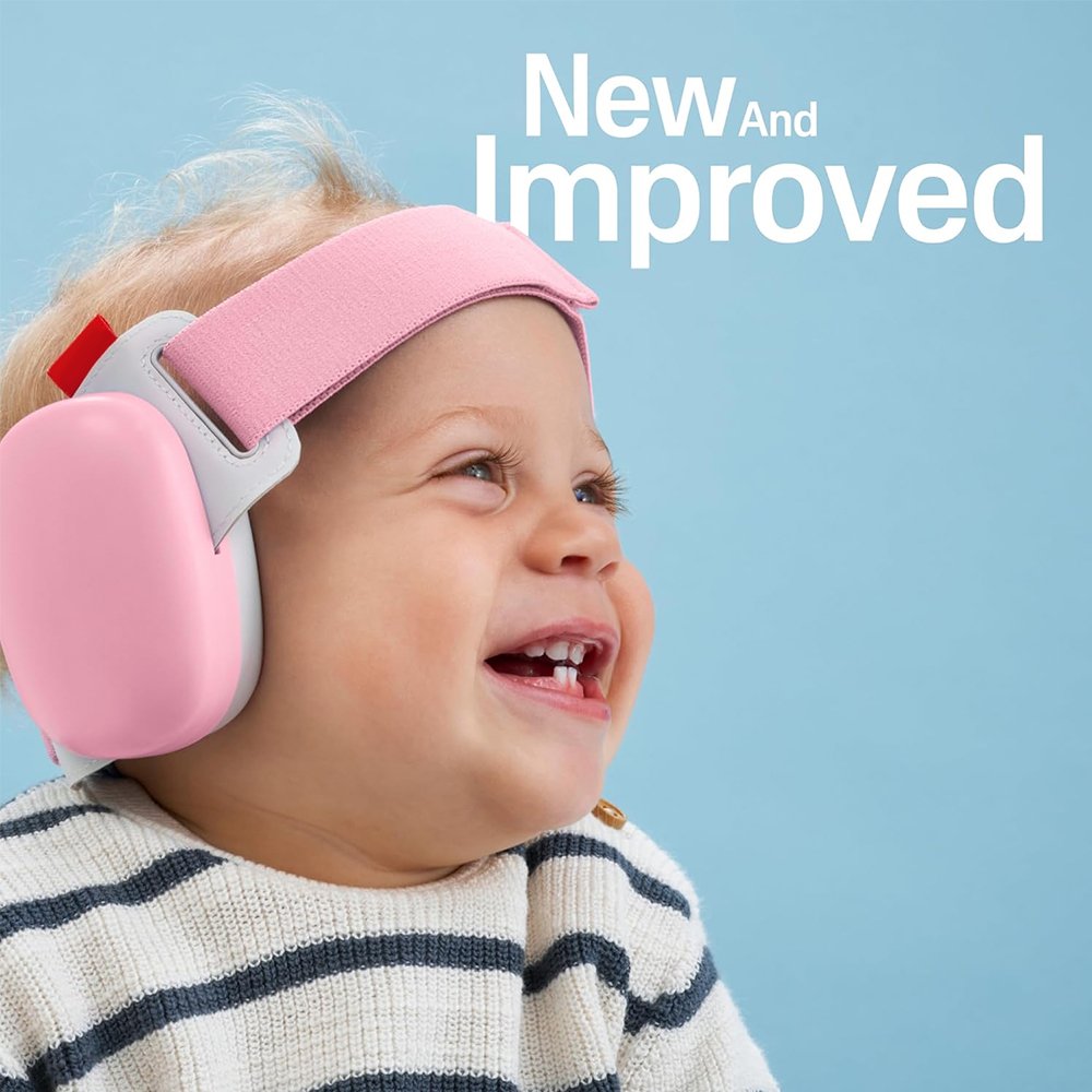 Lightweight Slim 24dB Noise Reduces Adjustable Headband Baby Ear Defenders Hearing Protection Earmuff For Traveling Fireworks