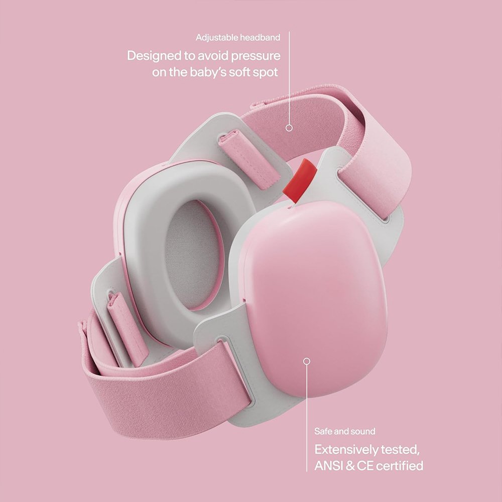 Lightweight Slim 24dB Noise Reduces Adjustable Headband Baby Ear Defenders Hearing Protection Earmuff For Traveling Fireworks