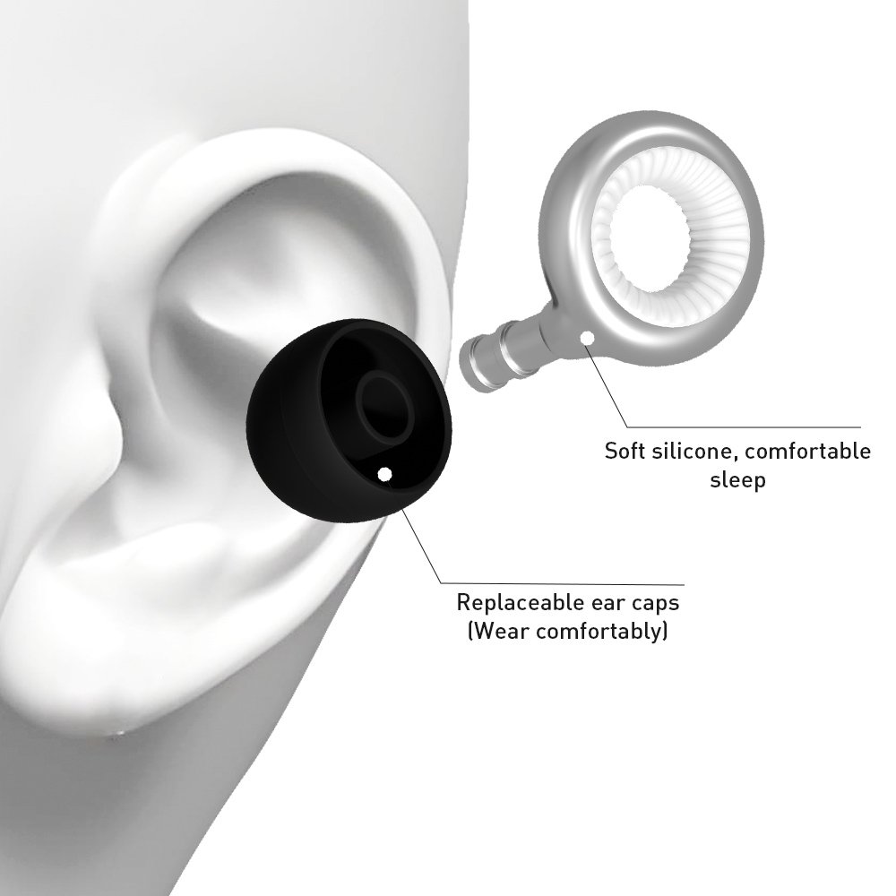 Customized logo 4 SizesAcoustic Noise Reduction Reusable Hearing ProtectionHigh-Fidelity Sleep Concert Earplugs