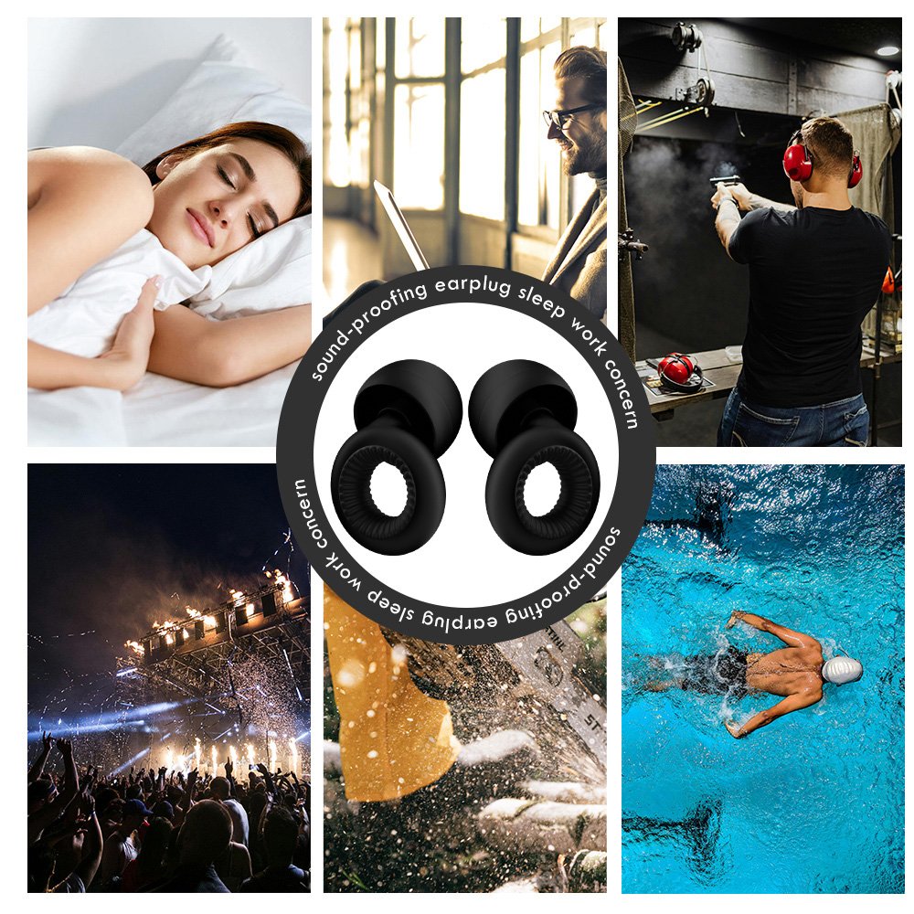 Hot Selling 2024 Silicone Earplugs Sleep Noise reduction Hearing Protection for sleeping,swimming,noise cancelling ear plugs