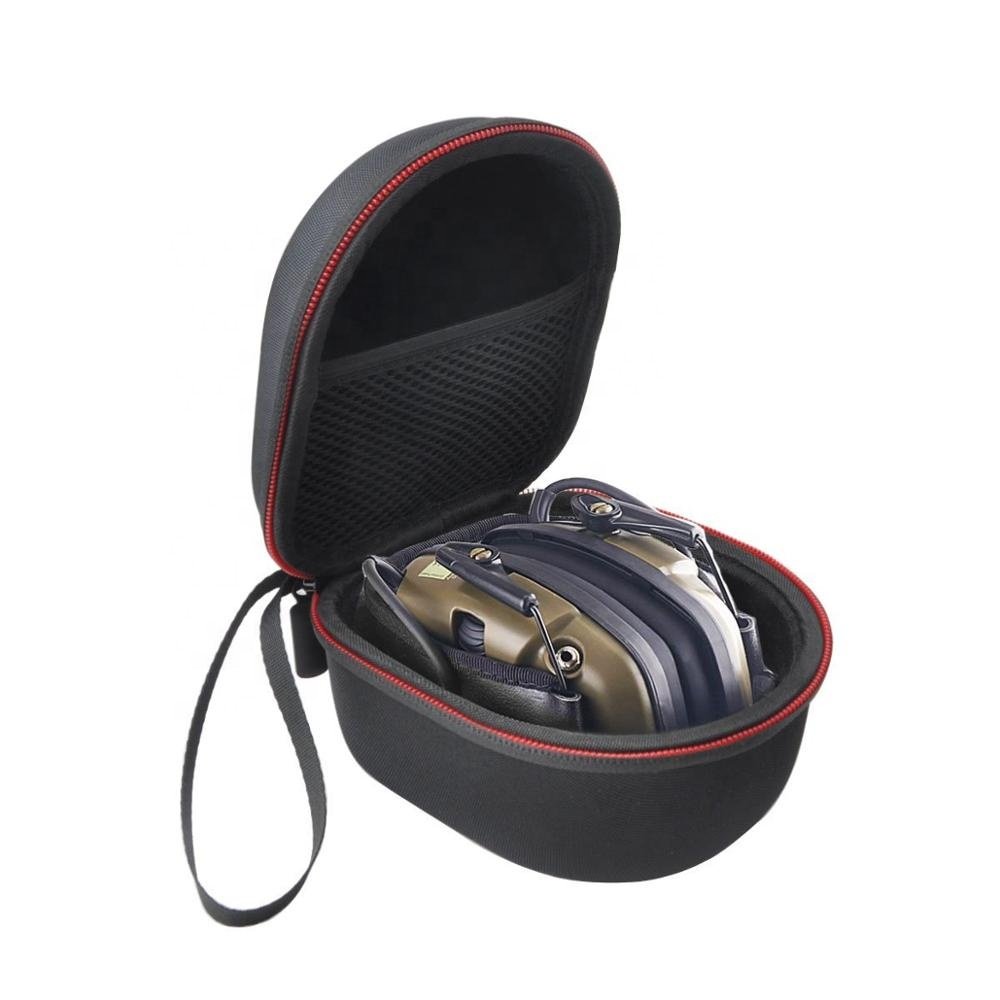 Hunting Earmuff EVA Case for Walker's Hearing Protection Earmuffs Travel Pouch for Bluetooth Headphone Accessories Storage