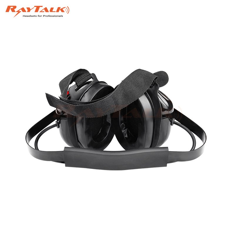 Mariosourcing OEM Two Way Radio ATEX Over the Head Heavy Duty Headset with PTT for GP340 and GP380 walkie talkie