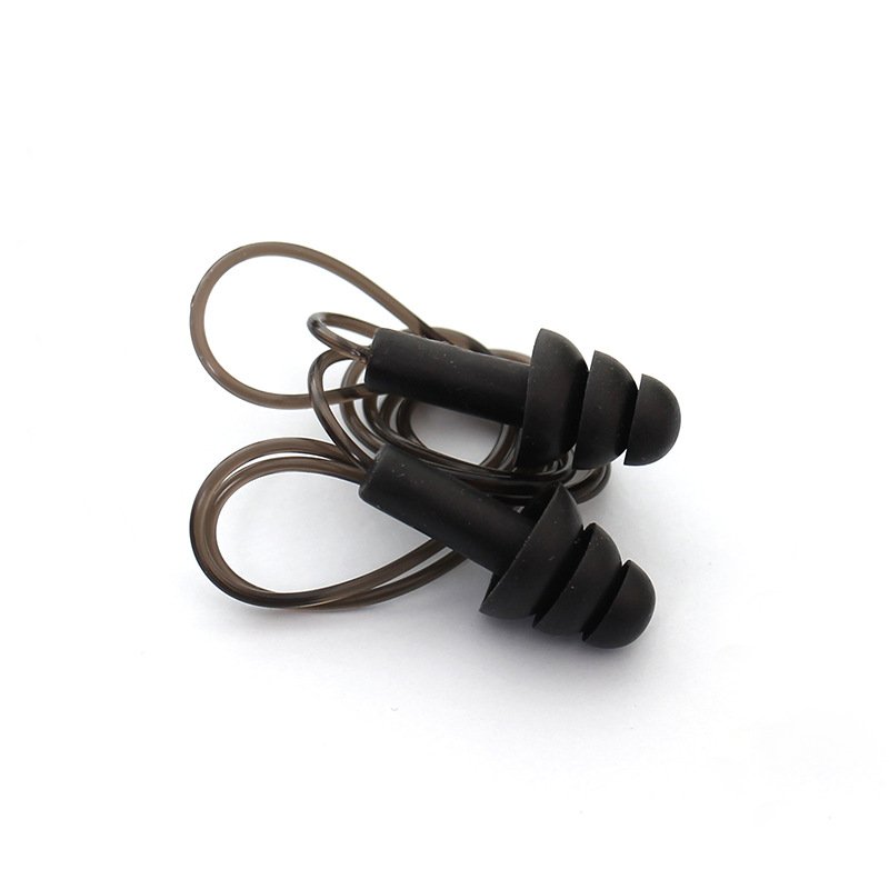 Reusable Ear Plugs Silicone Earplugs with String Sleep Noise Cancelling for Hearing Protection