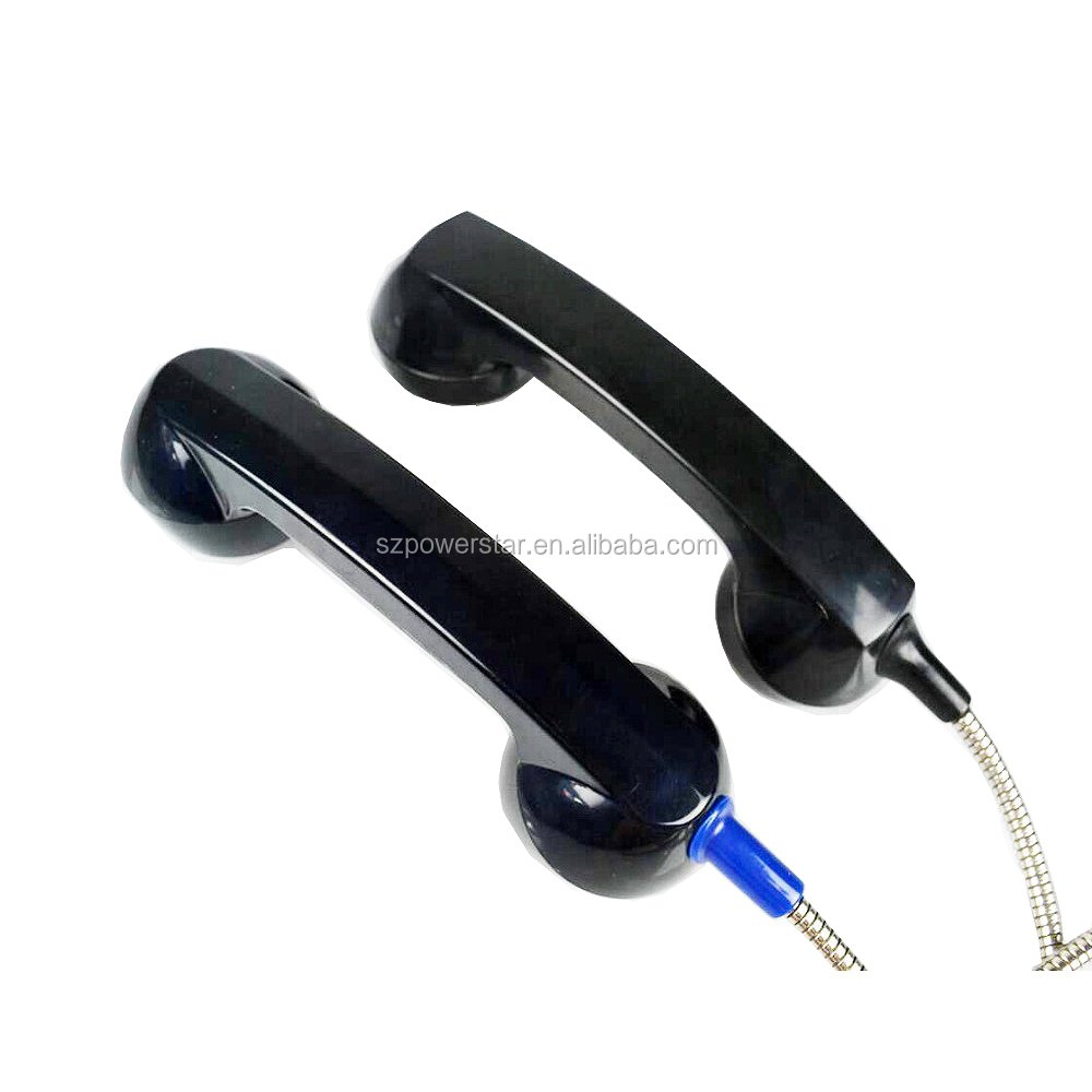 Outside shockproof ABS Telephone handset Payphone Public Phone Handset