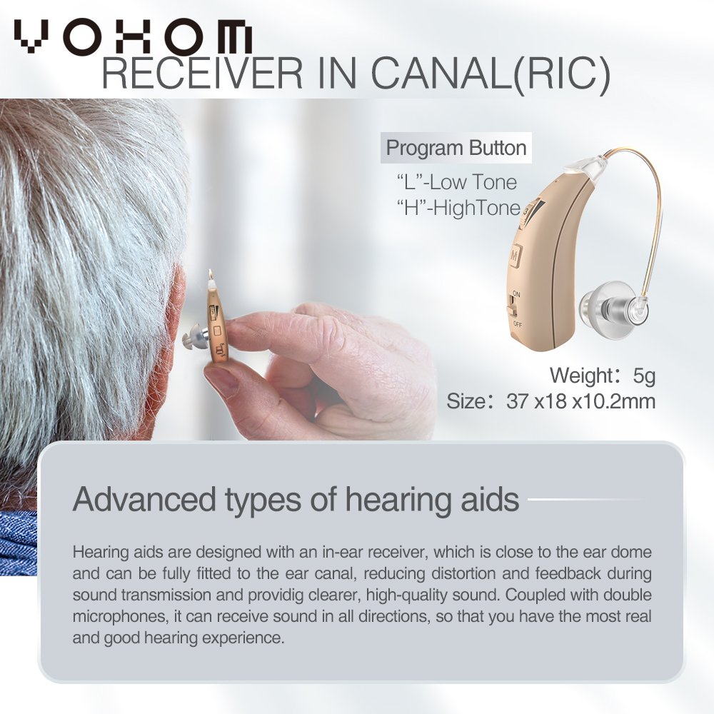 Low price CIC Hearing Amplifier for hearing loss Mini Digital Rechargeable Hearing AIDS