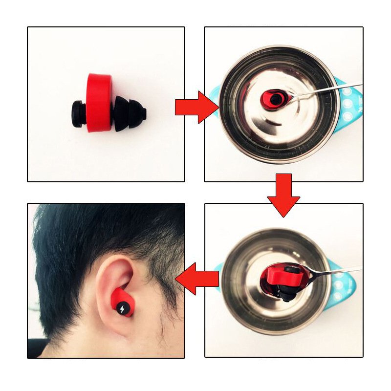 2024 New Moldable Ear Plugs Hearing Protection for Noise Reduction Sensitivity Noise Cancelling Earplugs Perfect for Festivals