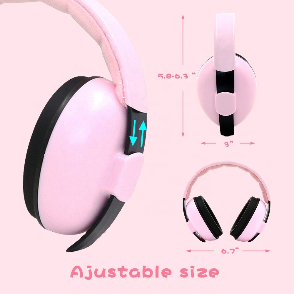 Noise Reduction Safety Ear Muff Sleep Hearing Protection Foldable Design Noise Concalling Earmuff for Children Baby