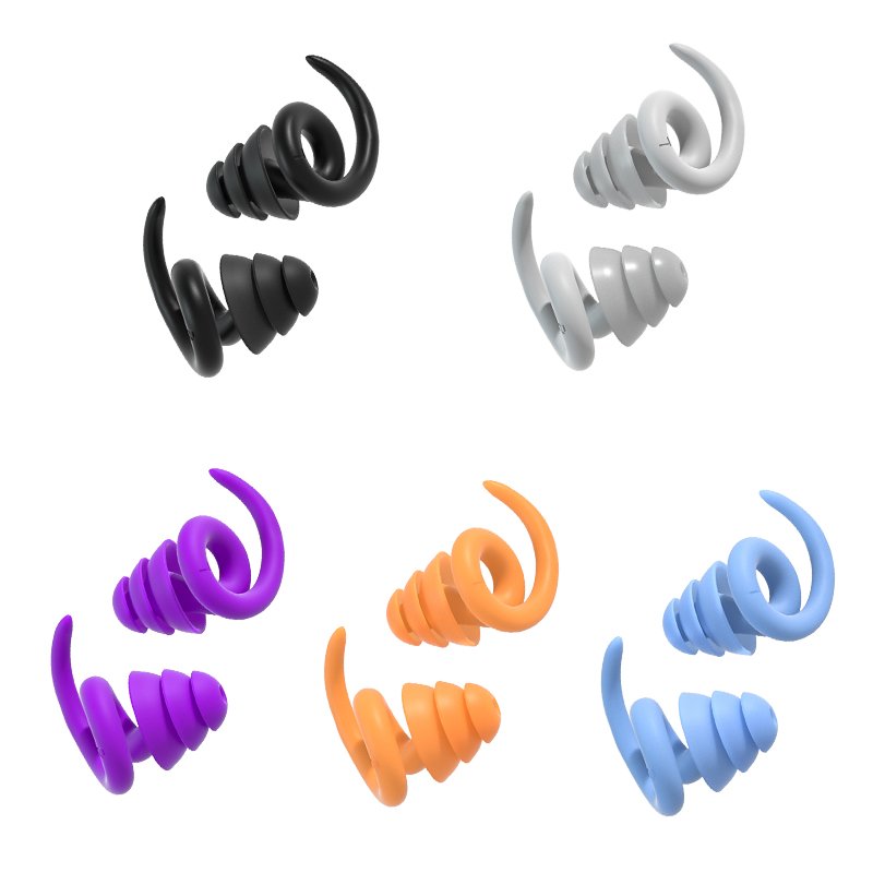 Best Sleeping Ear Plugs High Fidelity Noise Reduction Hearing Protection Airplane Swimming Sleep Silicone Earplugs With Case