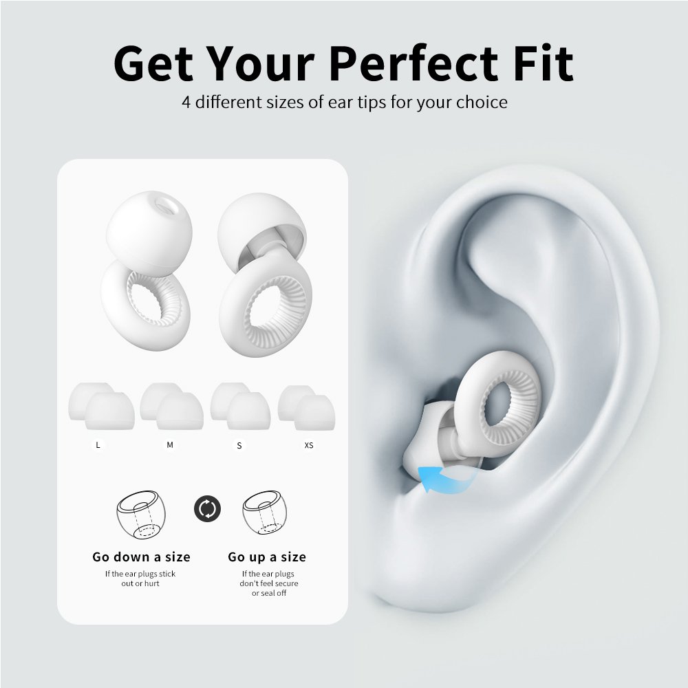 Custom logo Soundproof Sleeping Earplugs noise Reduction Sleep Earplugs Silicone Earplugs Hearing Protection Ear plugs for Sleep
