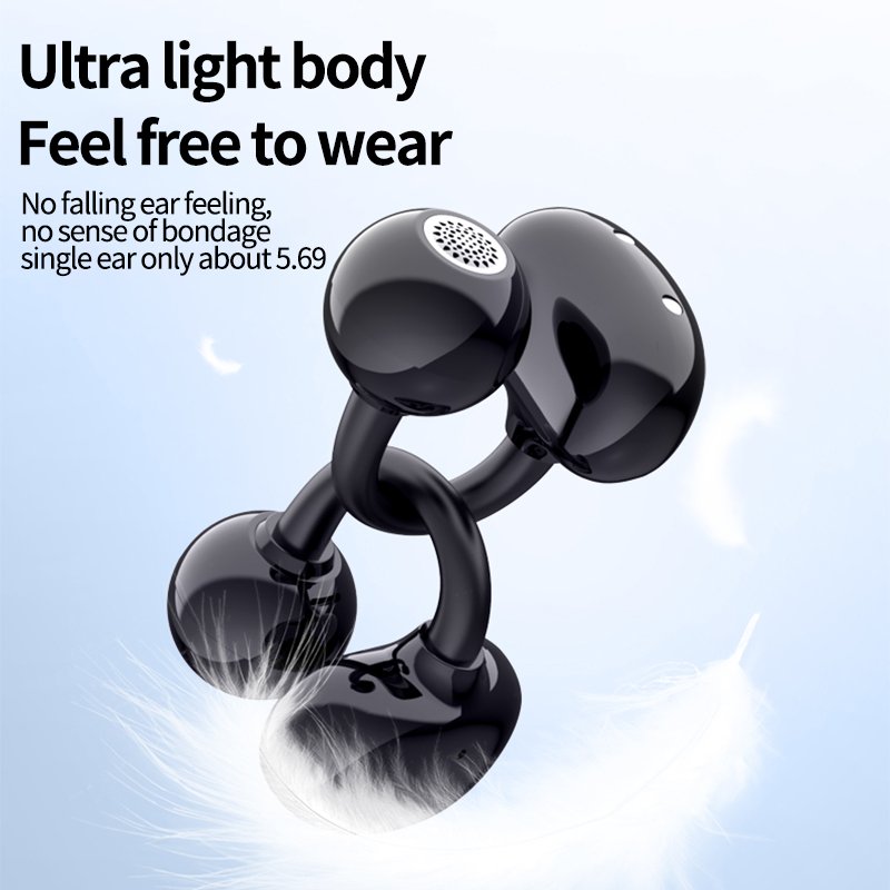 Factory Direct Open Ear Wireless Stereo Earbuds EarClipping OWS Hearing Protection Earphones & Headphones for Sports