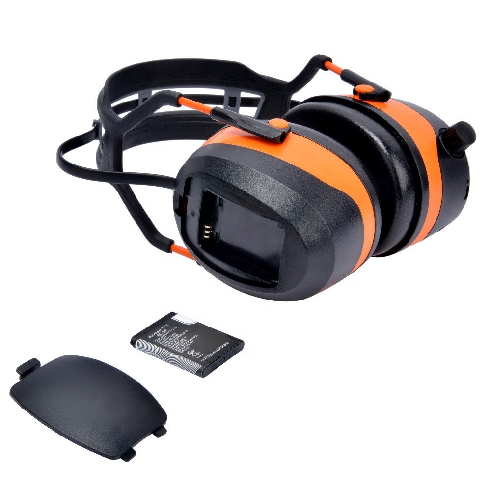 VERTAK Blue-tooth MP3 Noise-Reduction Safety Earmuffs Ear Hearing Protection With Radio