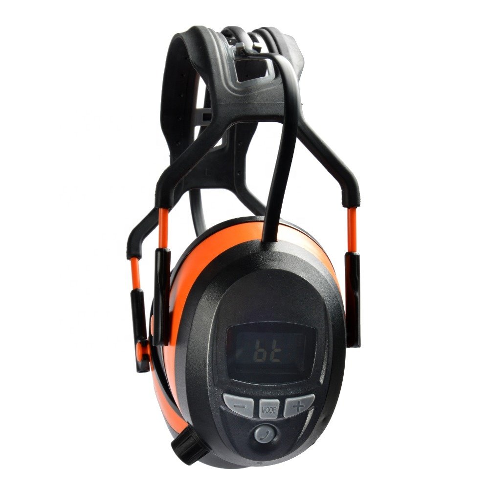 VERTAK Blue-tooth MP3 Noise-Reduction Safety Earmuffs Ear Hearing Protection With Radio