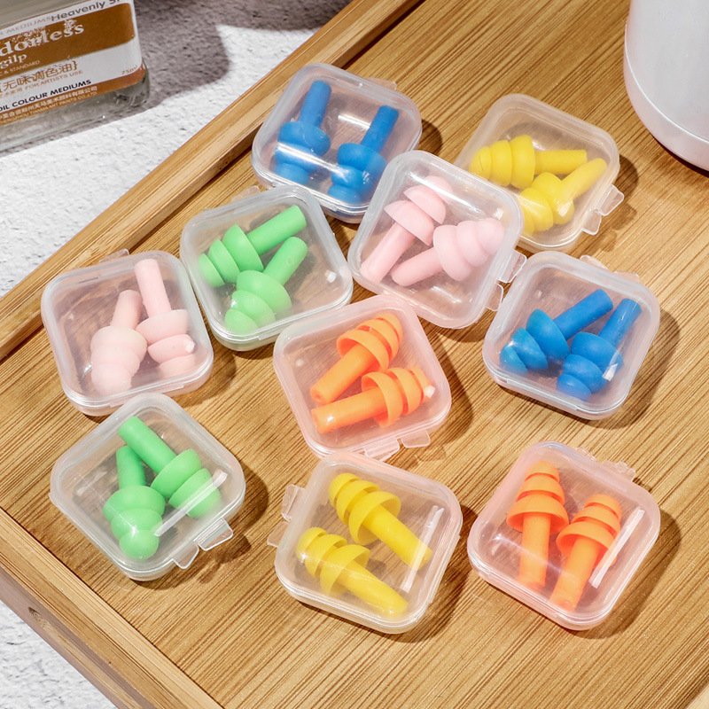 Silicone Factory Earplugs Noise Reduction Earplugs Learning Noise Proof Earplugs