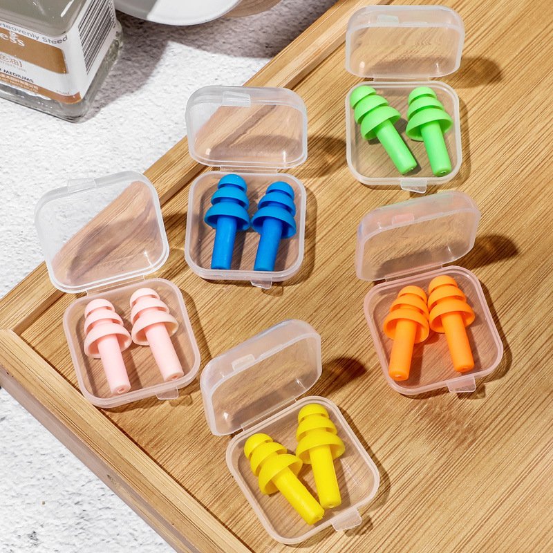 Silicone Factory Earplugs Noise Reduction Earplugs Learning Noise Proof Earplugs