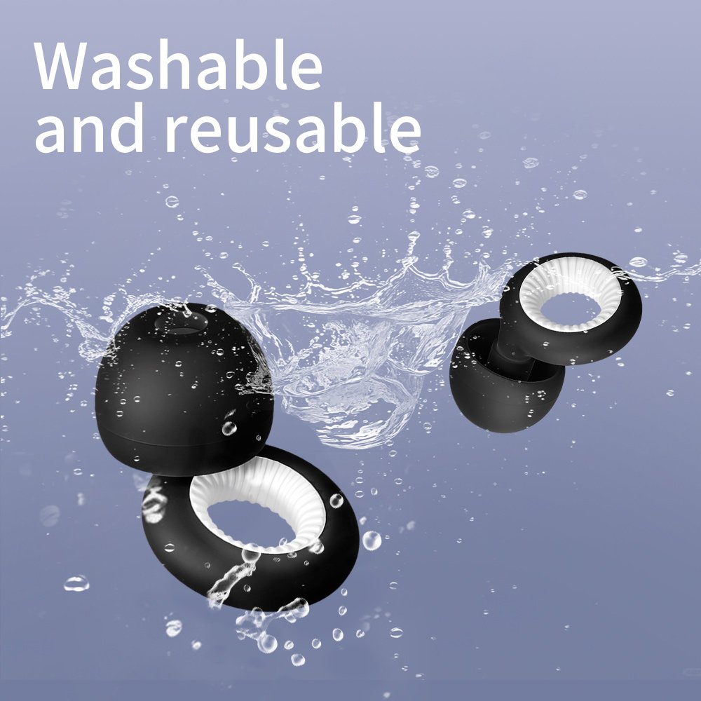 Noise Reduction sleep Earplugs Silicone Ear plugs Sound Insulation sleep Earplugs Reusable noise Reduction Earplugs