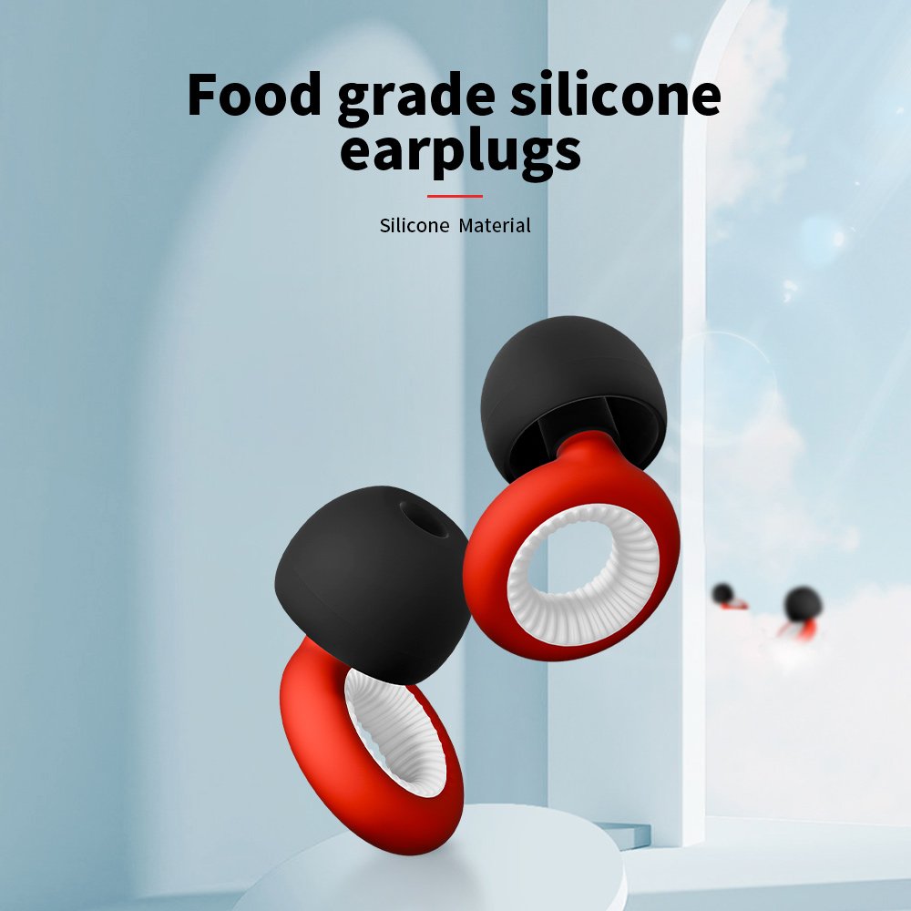 Noise Reduction sleep Earplugs Silicone Ear plugs Sound Insulation sleep Earplugs Reusable noise Reduction Earplugs
