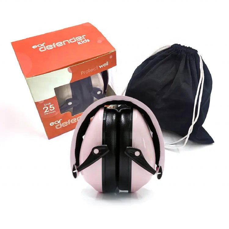 Kids Safety Ear Muffs NRR 27dB Hearing Protection Ear Defenders Noise Reduction Headphone ABS Plastic Earmuffs