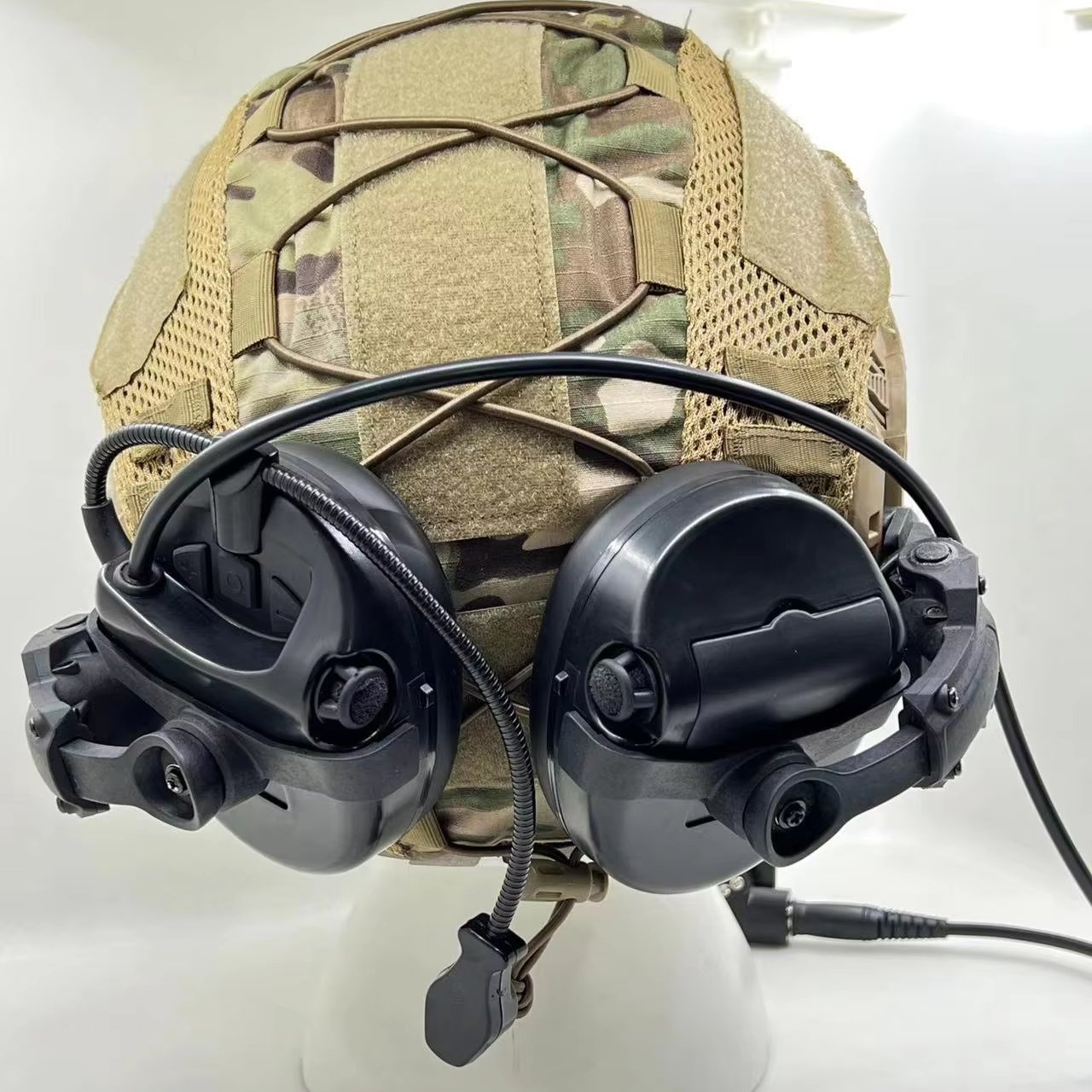 GS152W2P7-H1 Tactical Shooting Comfortable Stainless Headband Foldable Noise Reduction Earmuffs Protector Ear Muffs Defender