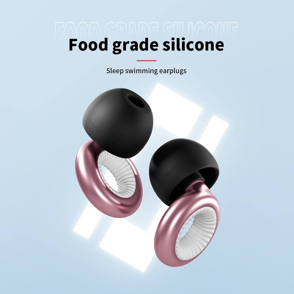 Reusable Ear Plugs for Noise Cancelling Hearing Protection Earplugs for Sleep Silicone Earplugs for Sleeping Noise Cancelling