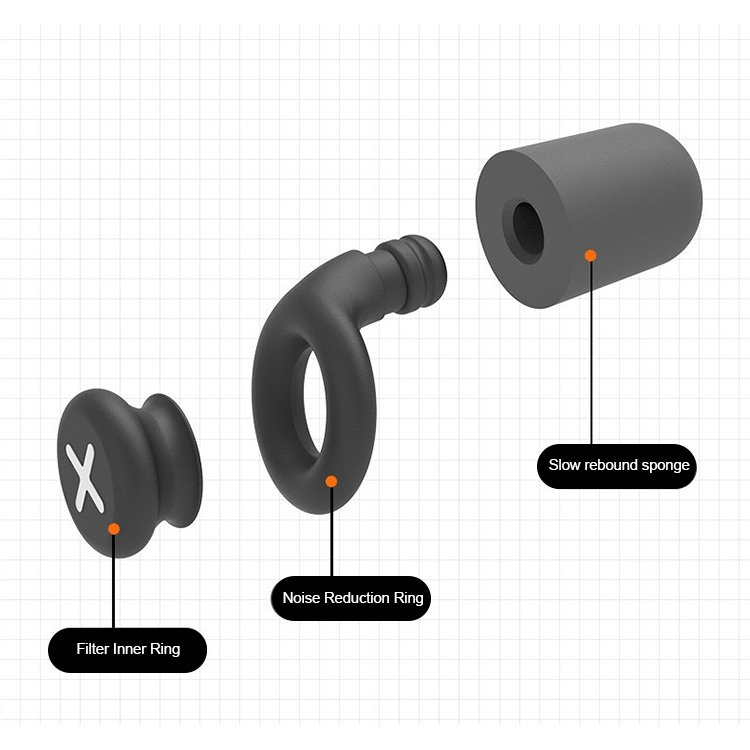 Custom LOGO Soft Silicone Ear Plugs Sleep Cancellation Noise Reduction Swimming Hearing Protection Washable Earplugs Safety