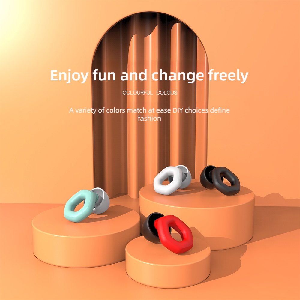 Silicone Noise Cancelling Earplugs With Carrying Case Hearing Protection Ear plugs Sleeping Study Concert Motor Sports