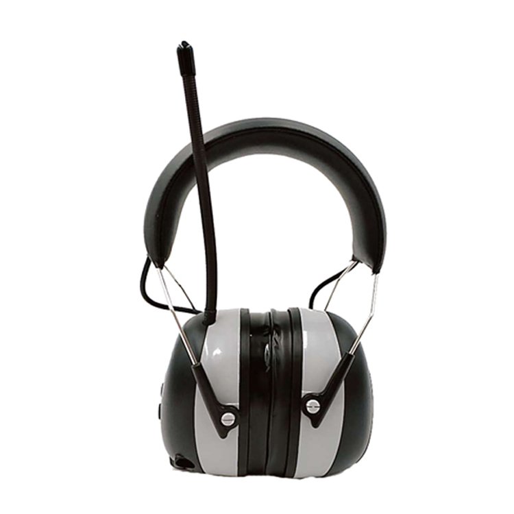 Grey Color Noise Reduction Hearing Protection Earmuffs AM FM Digital Ear Protection for Indoor Outdoor Construction Work