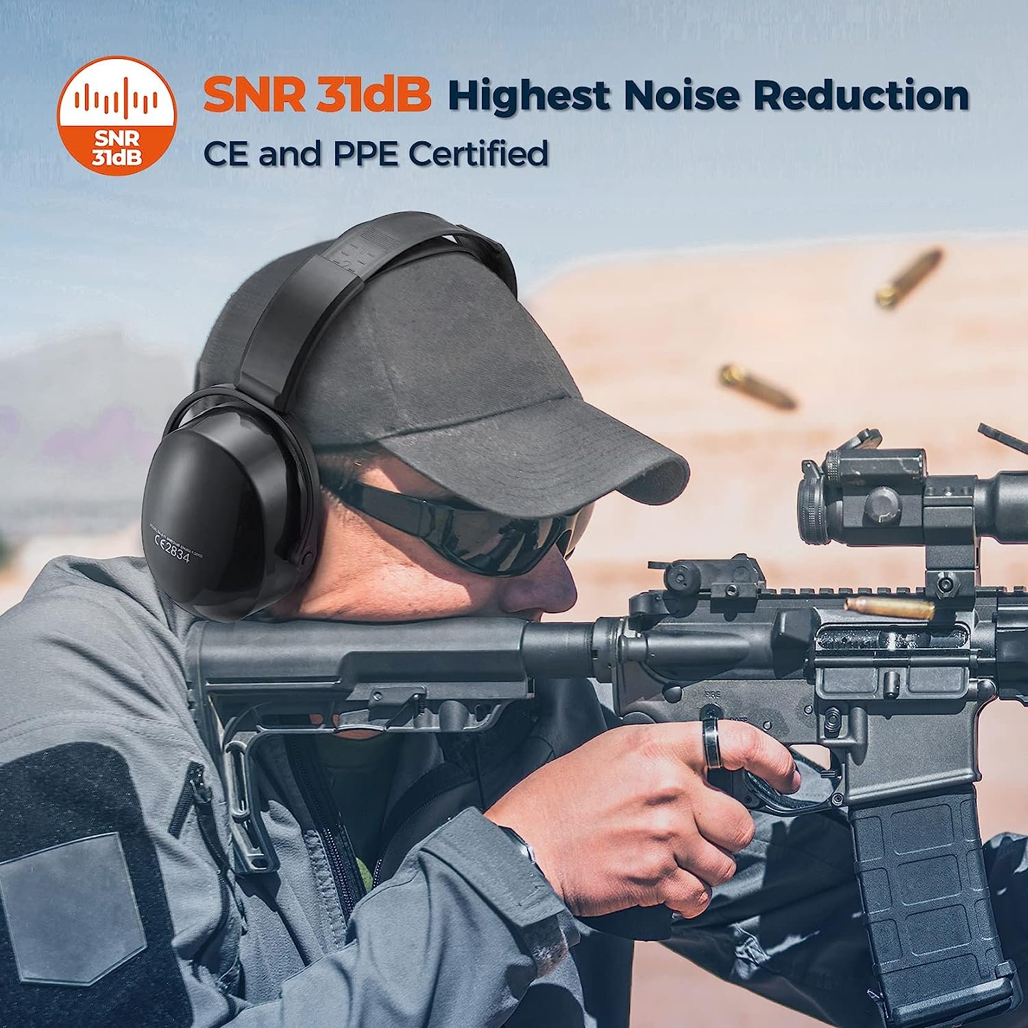 Noise Cancel Sound Blocking Ear Plugs Soundproof Earmuffs Reduction Shooting Protection Reducing Hearing Headset
