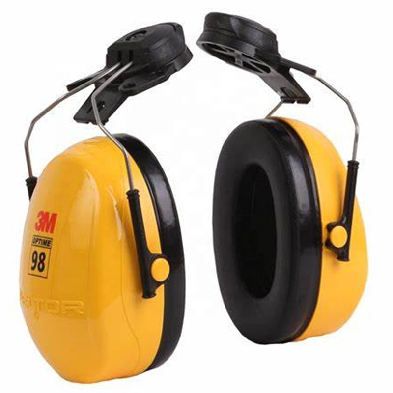 Peltor Optime 98 H9P3E Cap-Mount Earmuffs Noise Reduction Construction Site Industrial Labor Protection Safety Earmuffs