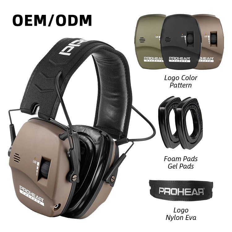 Hot Selling Rubberized Hearing Protection Hearing protector Earmuff For Shooting Range