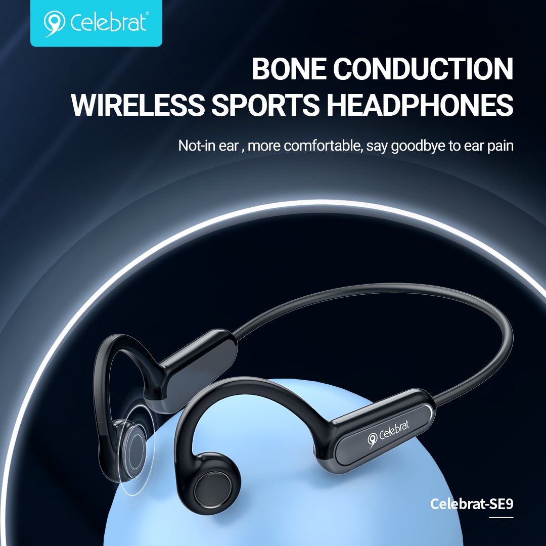 2024 New wireless air conduction headphones hearing protection headsets sport earphones open ear neckband