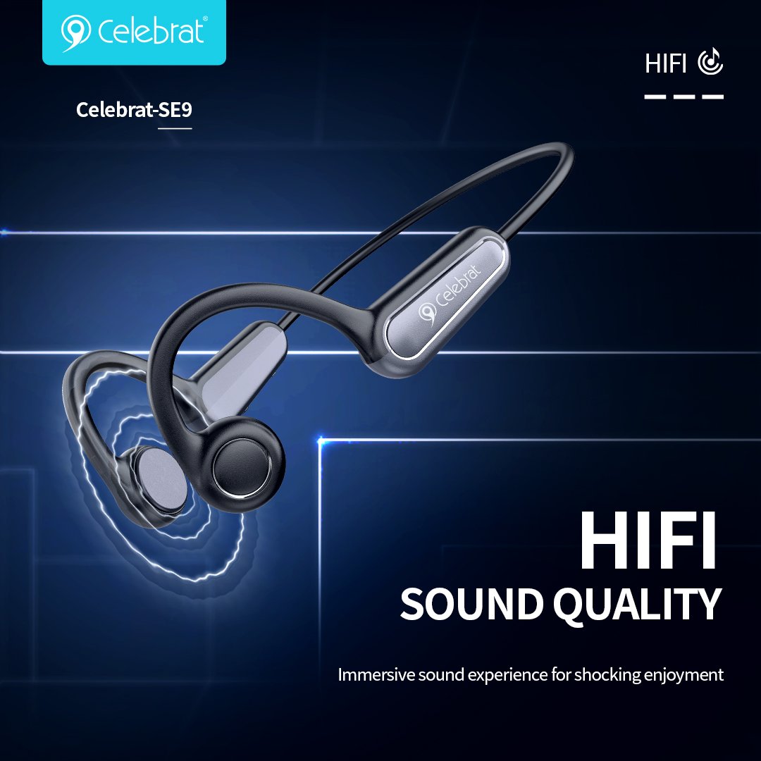 2024 New wireless air conduction headphones hearing protection headsets sport earphones open ear neckband