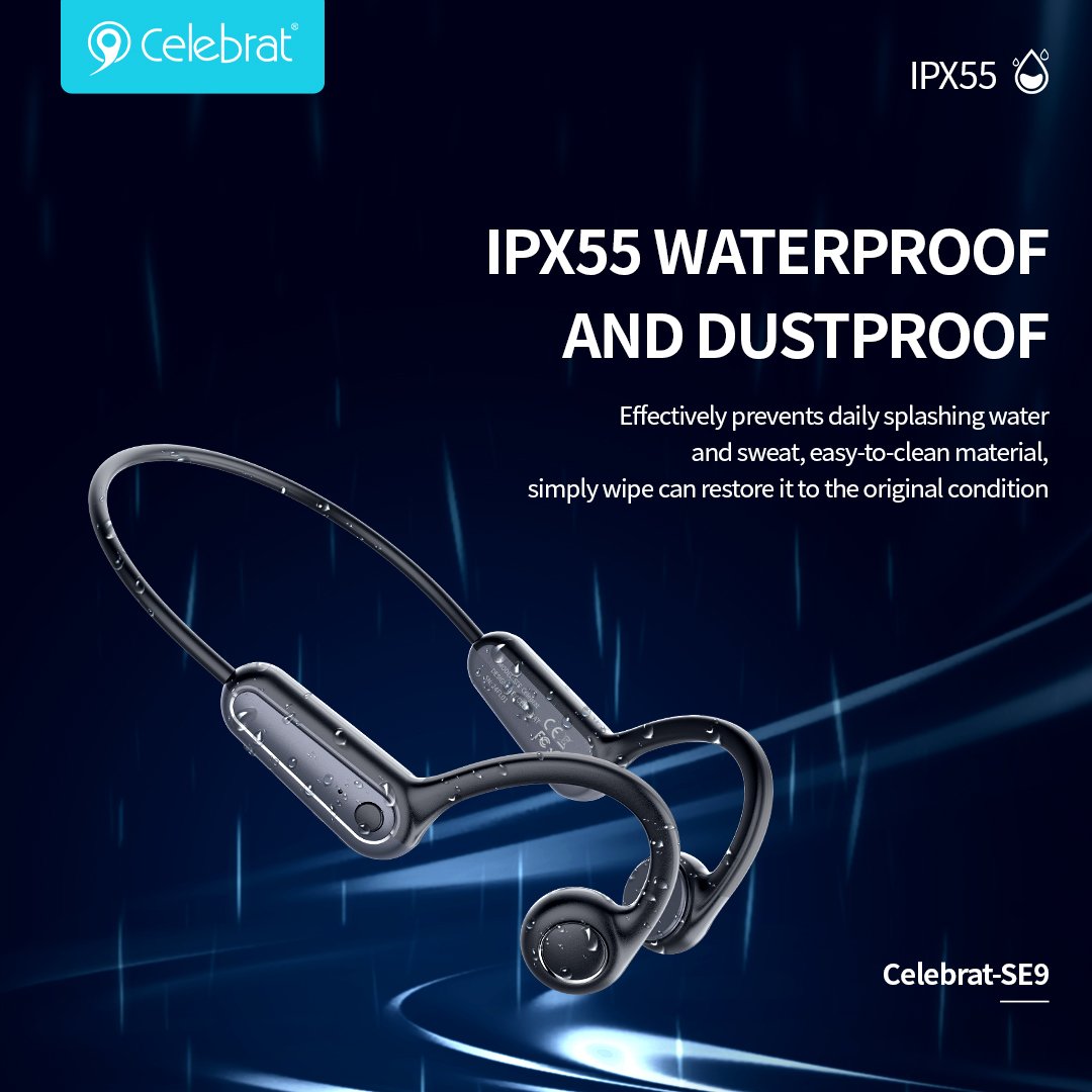 2024 New wireless air conduction headphones hearing protection headsets sport earphones open ear neckband