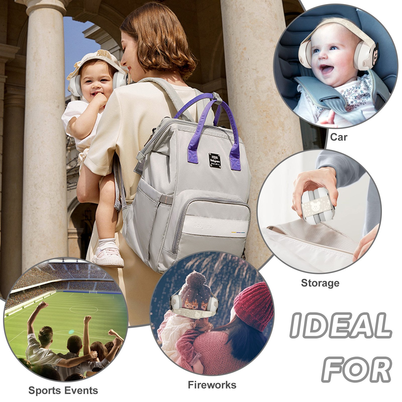 Baby Ear Muffs Hearing Protection Ear Defenders Baby Noise Canceling Headphones Baby Ear Muffs Noise Protection