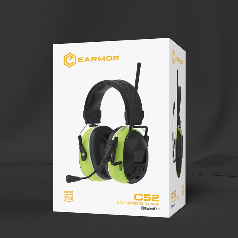 Industrial manufacturing hearing protection earmuffs electronic noise pickup reduction cancelling earmuffs fm radio