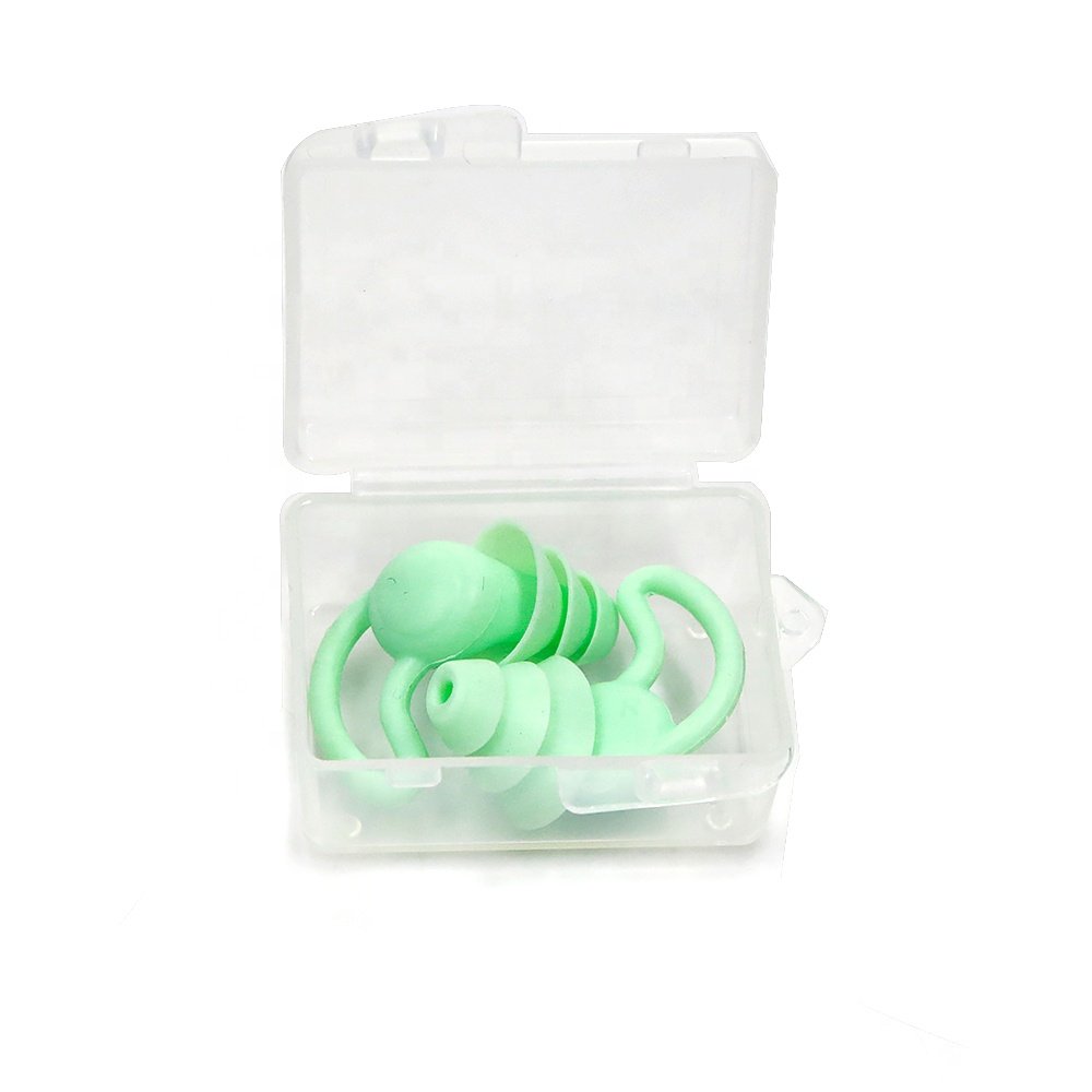 Skin- Friendly Reusable Silicone Earplugs Ear Plugs Hearing Protection Noise Cancelling Sleep Waterproof OEM Comfortable