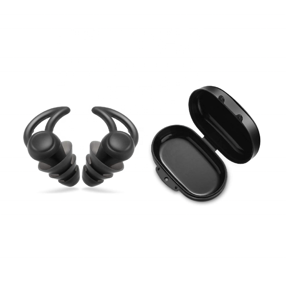 Skin- Friendly Reusable Silicone Earplugs Ear Plugs Hearing Protection Noise Cancelling Sleep Waterproof OEM Comfortable