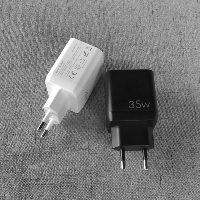 An sleekly sophisticated intelligent versatile portable eco-conscious powerful 35W double charger