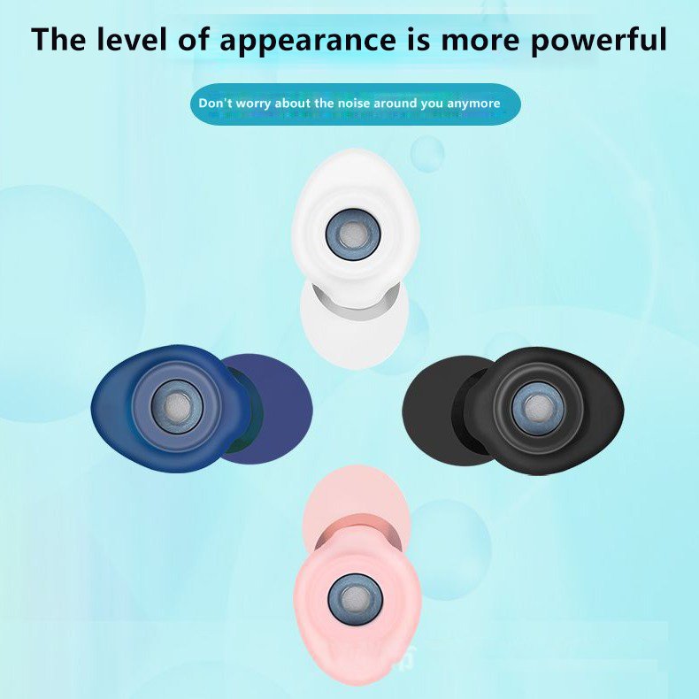 Factory sale Silicone Reusable Soft Comfortable Earplugs for Noise Reduction, Sleeping,Noise Sensitivity & Flights