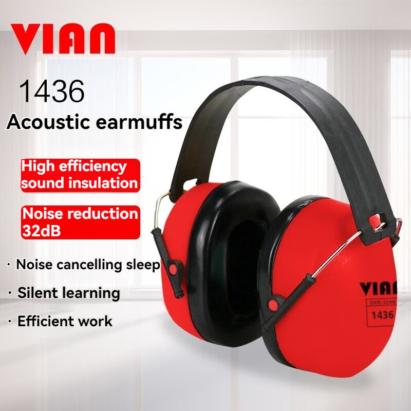 Professional manufacturer Worker Safety First Premium Quality Industrial Acoustic Foam Technology Earmuffs