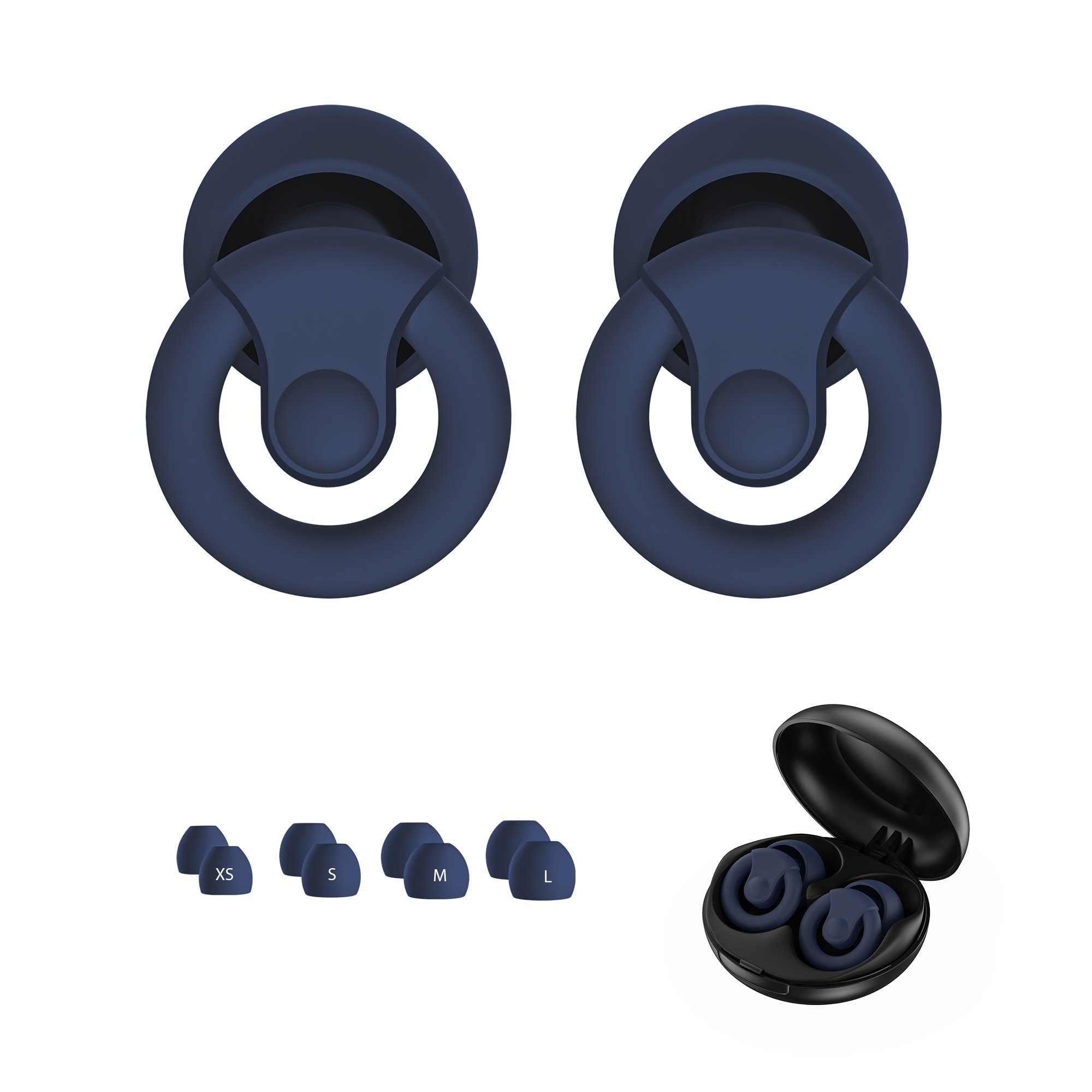 4 Size Hearing Protection Sound Insulation Wireless Earplugs Noise Canceling Safety Silicone Ear plugs for sleeping