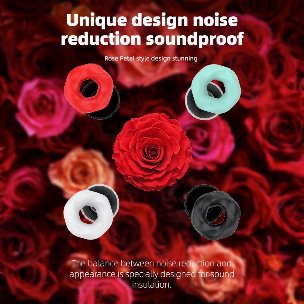 4 Size Soundproof Soft Reusable Earplugs Noise Reduction Hearing Protection Earplugs for Sleep Silicone ear Plugs