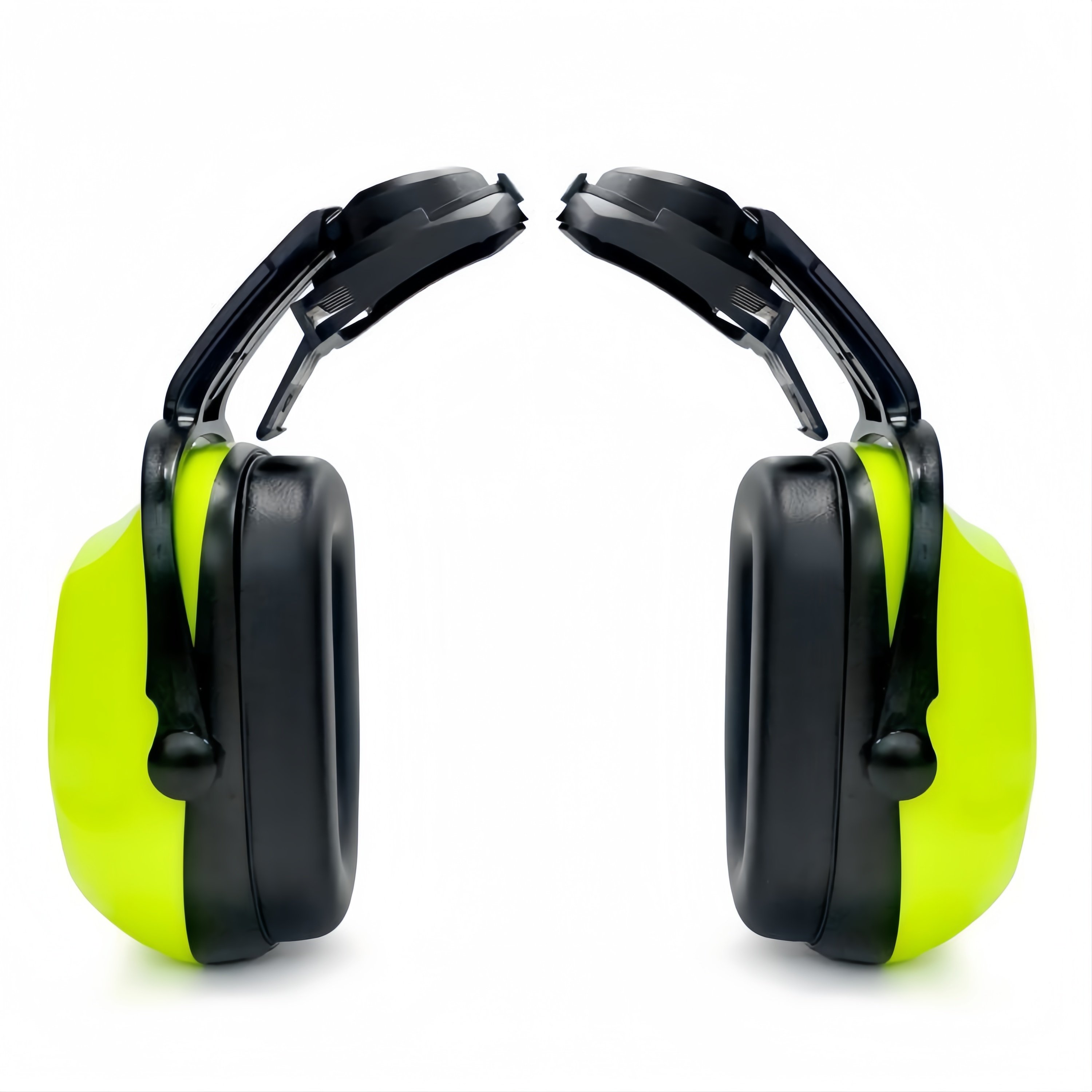 SAFENDER Hearing Protection Ear Muffs Attached with Safety Noise Reduction Safety Ear Muffs