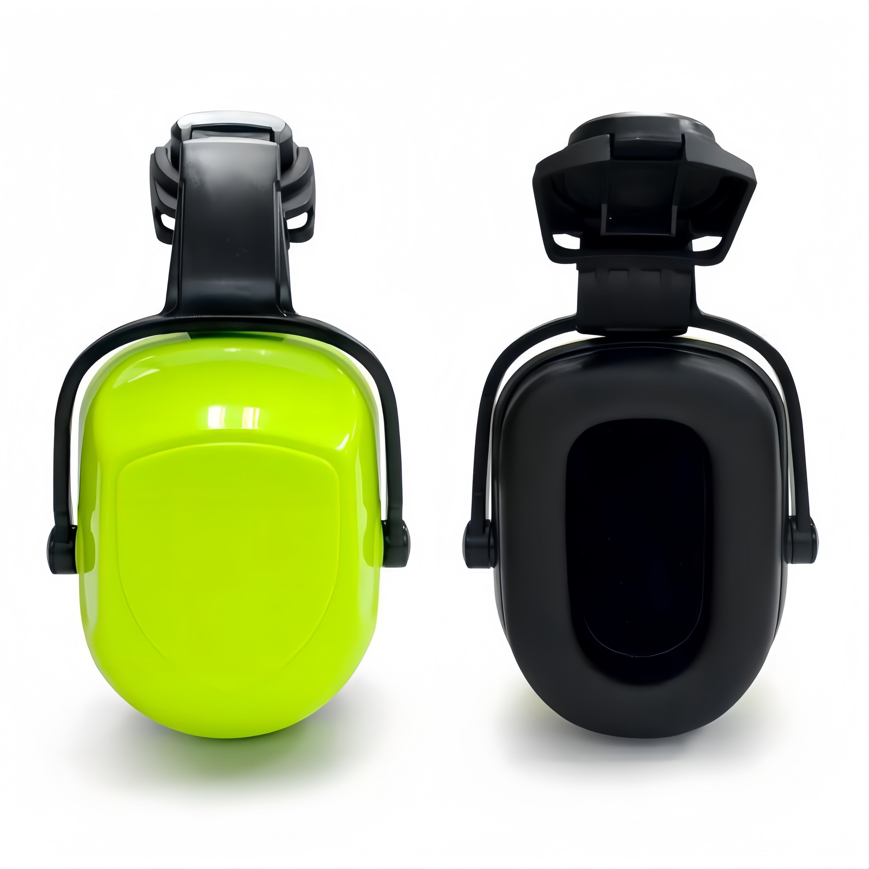 SAFENDER Hearing Protection Ear Muffs Attached with Safety Noise Reduction Safety Ear Muffs