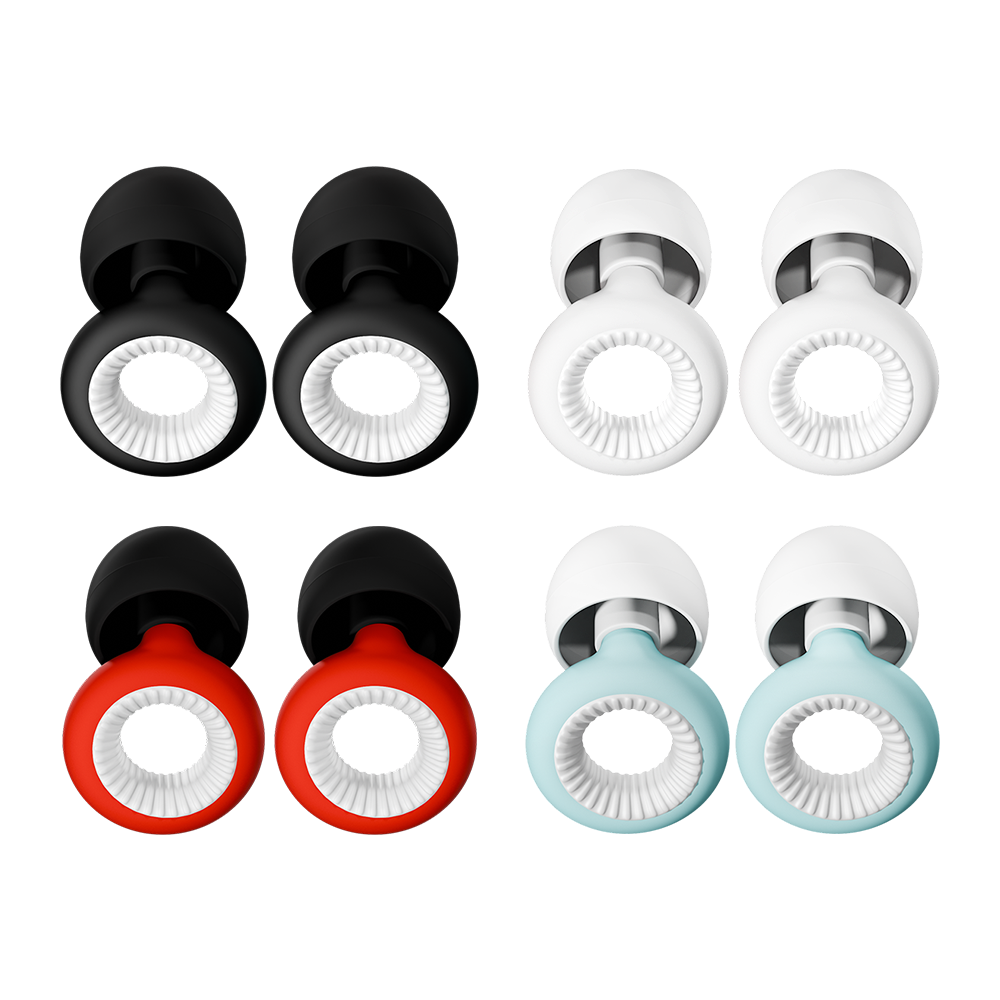 4 Pairs Xs S M L Earbud Heads Hearing Protection Sleep Noise Canceling Earbuds Party Bar Concert Noise Canceling Earbuds