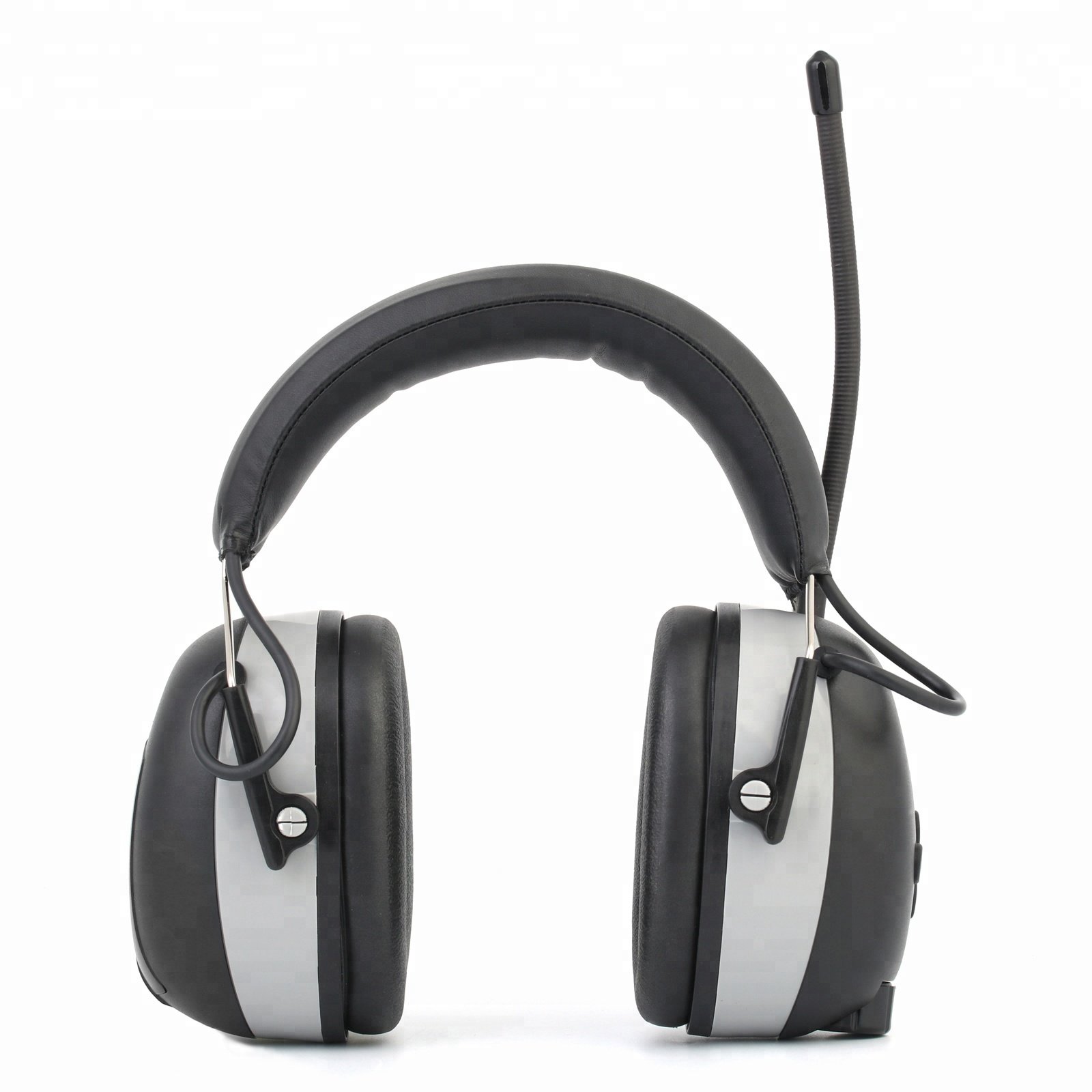 Electronic Hearing Protection Safety Ear Muffs Digital AM/FM Radio Headphones Soundproof Earmuff