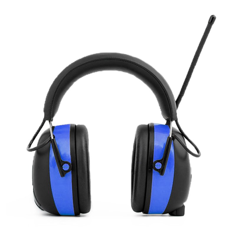 Electronic Hearing Protection Safety Ear Muffs Digital AM/FM Radio Headphones Soundproof Earmuff