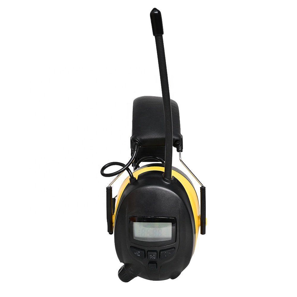 PARTNERJOY Ear Muff With Bluetooth And Fm Noise Reduction Hearing Protection With Noise - Cancelling Headphones And Microphone