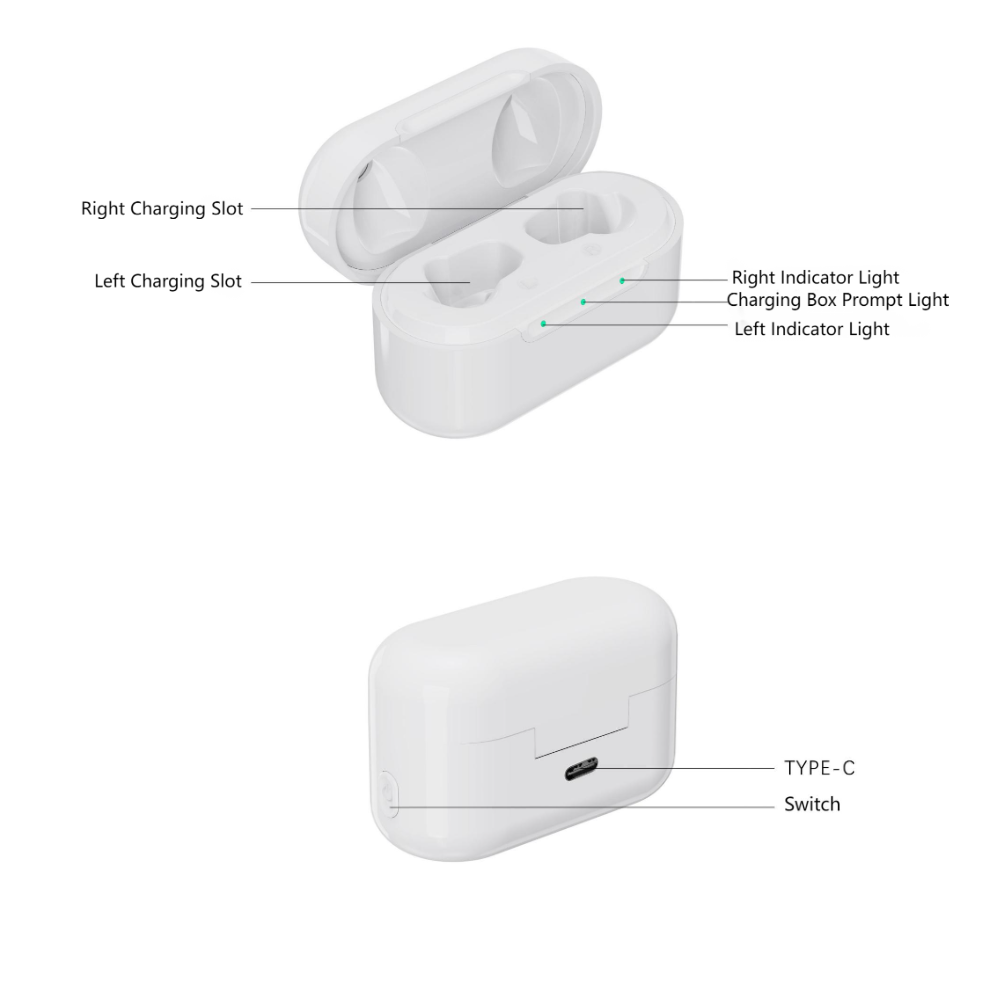 JINGHAO A17 Hot Selling Mini CIC OTC Digital Rechargeable Hearing Aids For Seniors and Deafness