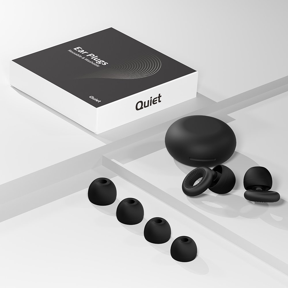 Custom logo 4 size Noise Reduction Reusable Hearing Protection High Fidelity Silicone Ear Protection Ear plugs for Sleeping